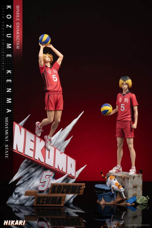 Haikyu HIKARI Studio Kenma Kozume Resin Statue 1 scaled