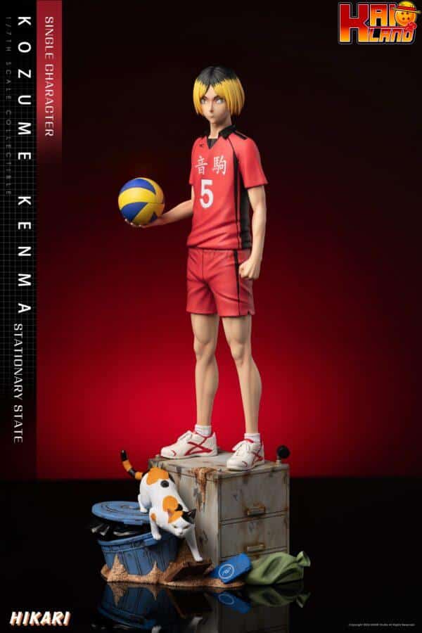 Haikyu HIKARI Studio Kenma Kozume Resin Statue 2 scaled