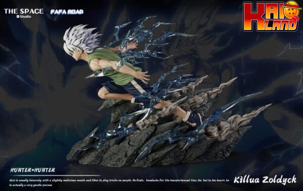 Hunter x Hunter The Space Studio Killua Zoldyck Resin Statue 2 scaled