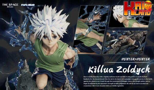 Hunter x Hunter The Space Studio Killua Zoldyck Resin Statue 6 scaled