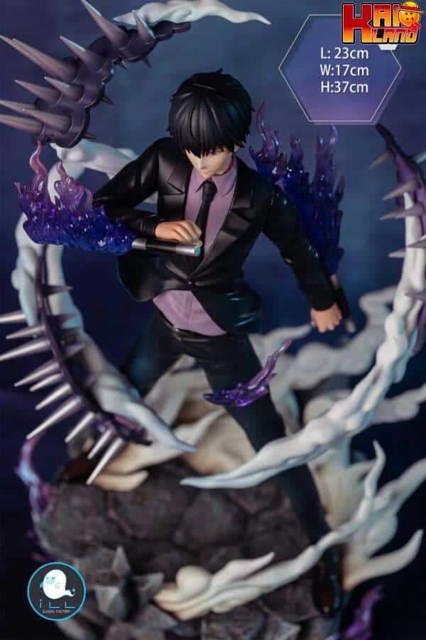 Katekyo Hitman Reborn ILL Studio Hibari Kyoya Resin Statue 3