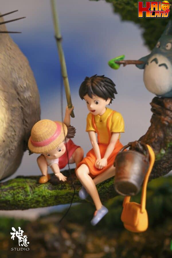 My Neighbor Totoro Shen Yin Studio Summer Pleasant Time Resin Statue 5 scaled