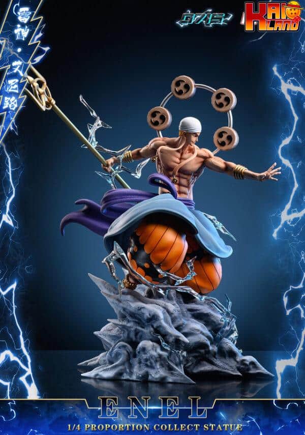 One Piece 0715 x Hikari Studio Enel Resin Statue 5