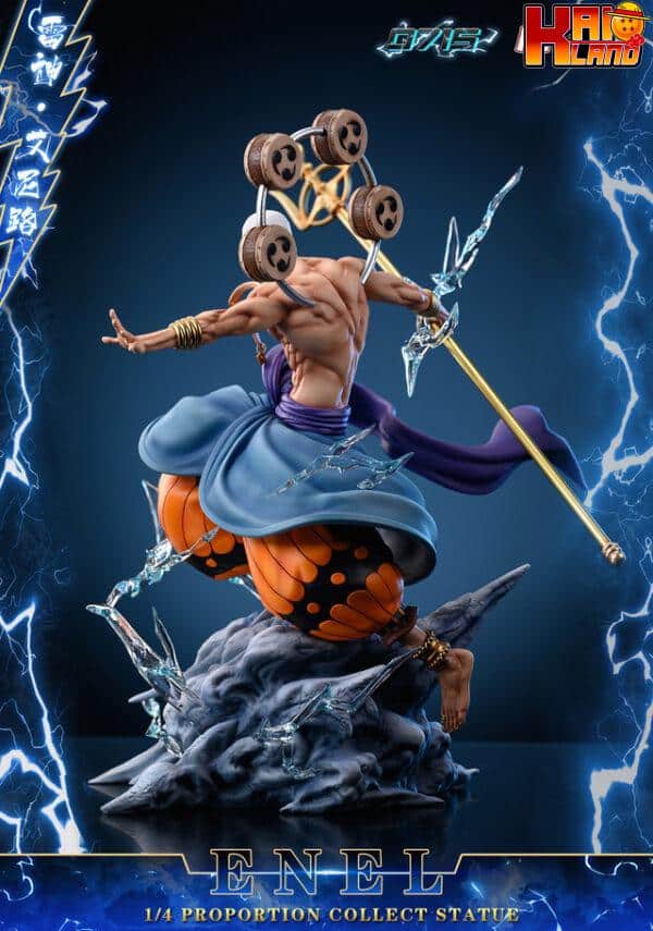 One Piece 0715 x Hikari Studio Enel Resin Statue 6