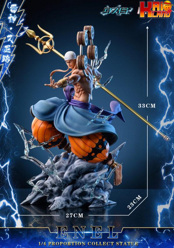 One Piece 0715 x Hikari Studio Enel Resin Statue 8