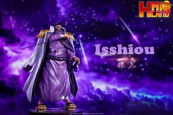 One Piece Black Studio Issho Fujitora Resin Statue 3 scaled