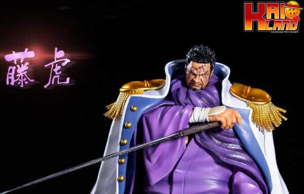 One Piece Black Studio Issho Fujitora Resin Statue 4 scaled