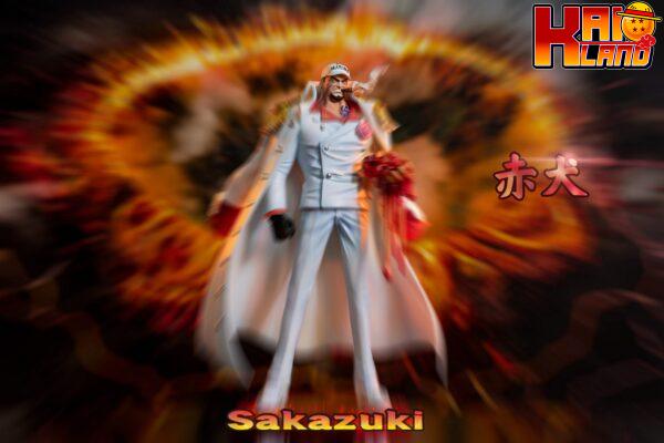 One Piece Black Studio Sakazuki Akainu Resin Statue 1 scaled