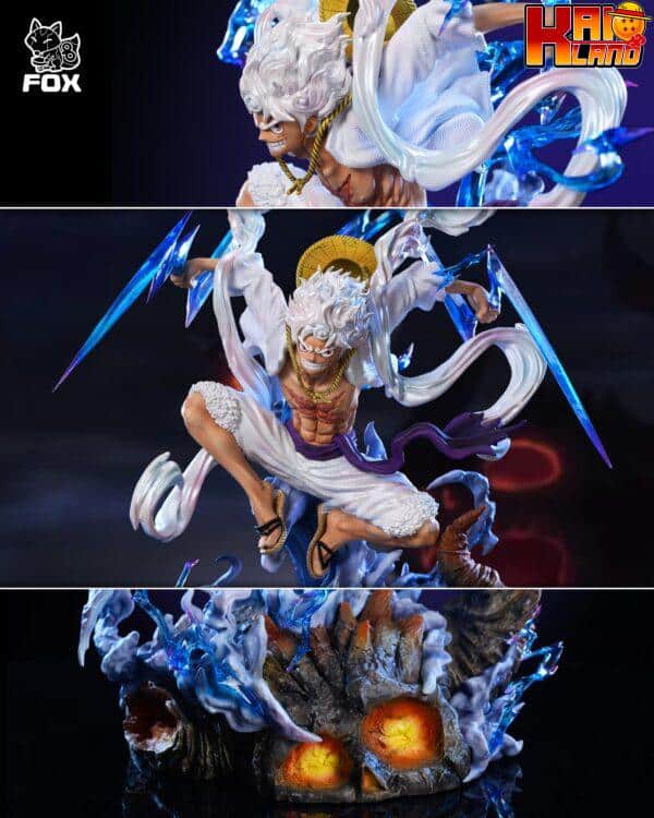 One Piece Fox Studio Nika Luffy Resin Statue 4 scaled