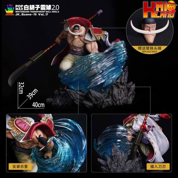 One Piece Jacksdo Studio Whitebeard Special Effects Accessories V2 Resin Statue 3