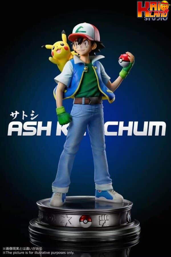 Pokemon MG Studio ASH Ketchum Resin Statue 3