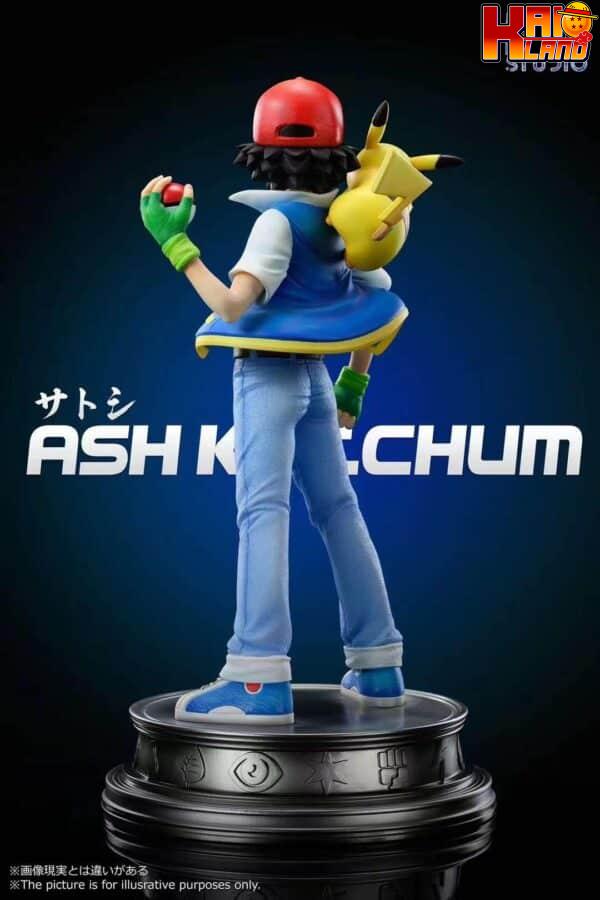 Pokemon MG Studio ASH Ketchum Resin Statue 4