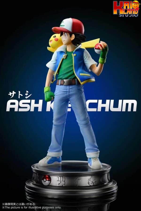 Pokemon MG Studio ASH Ketchum Resin Statue 5