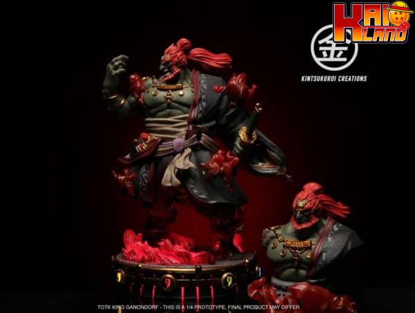 The Legend of Zelda Kintsukuroi Creations King Ganondorf Resin Statue 3