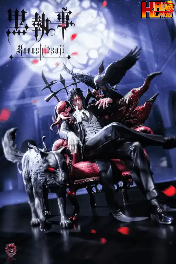 Black Butler Weare A Design Studio Sebastian Michaelis Resin Statue 1