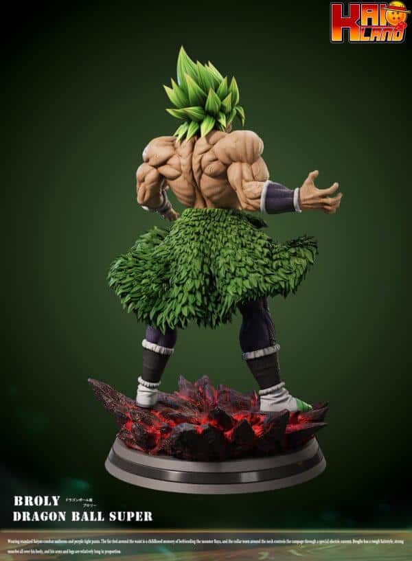 Dragon Ball Cross Studio Broly Full Power Resin Statue 4