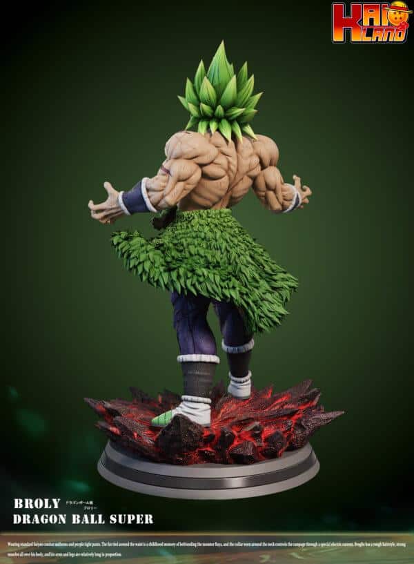 Dragon Ball Cross Studio Broly Full Power Resin Statue 5