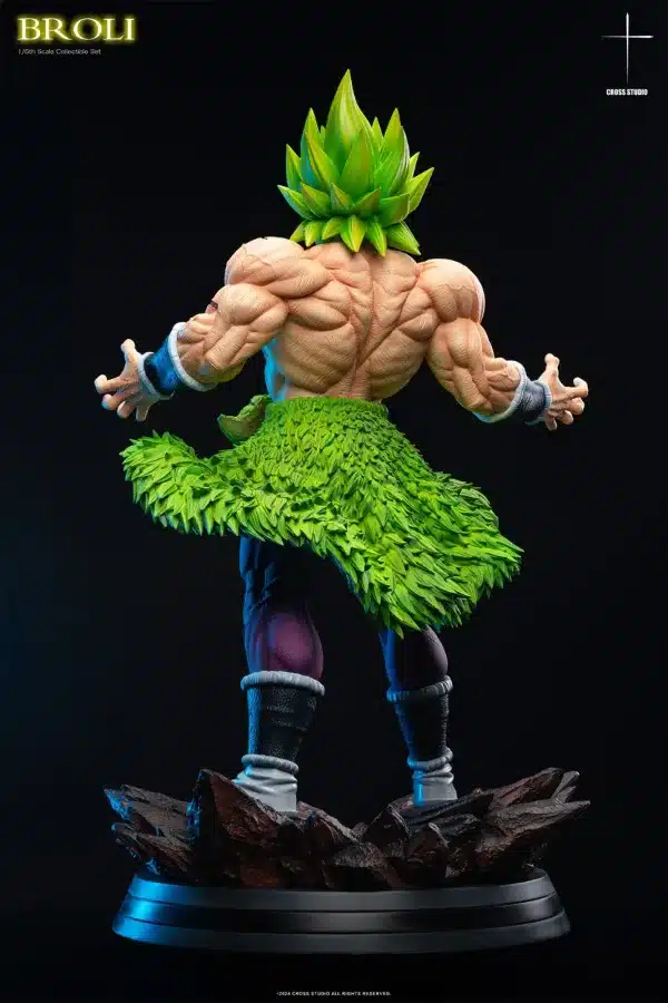 Dragon Ball Cross Studio Broly Full Power Resin Statue 6