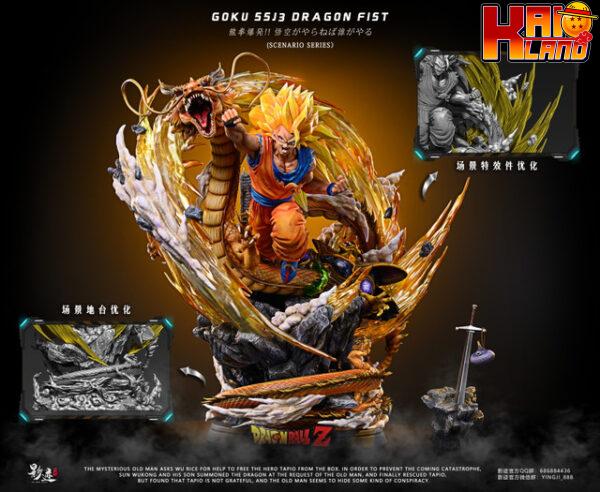 Dragon Ball DIM Studio Dragon Fist Goku Resin Statue 8