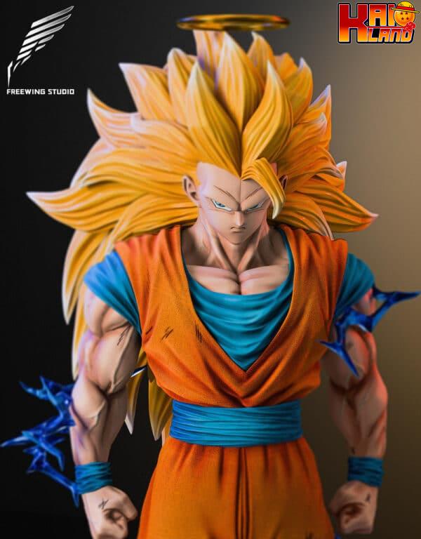 Dragon Ball Freewing Studio SS3 Goku Resin Statue 2