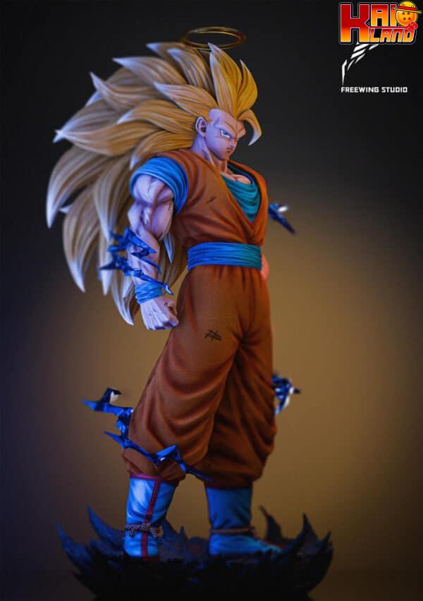 Dragon Ball Freewing Studio SS3 Goku Resin Statue 4