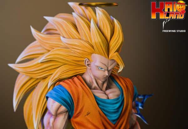 Dragon Ball Freewing Studio SS3 Goku Resin Statue 5