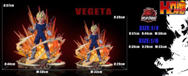 Dragon Ball Kylin Studio Majin Vegeta Resin Statue 1 scaled