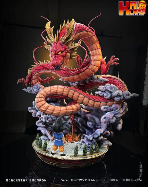 Dragon Ball Z x DIM Studio GT BlackStar Shenron Resin Statue 8