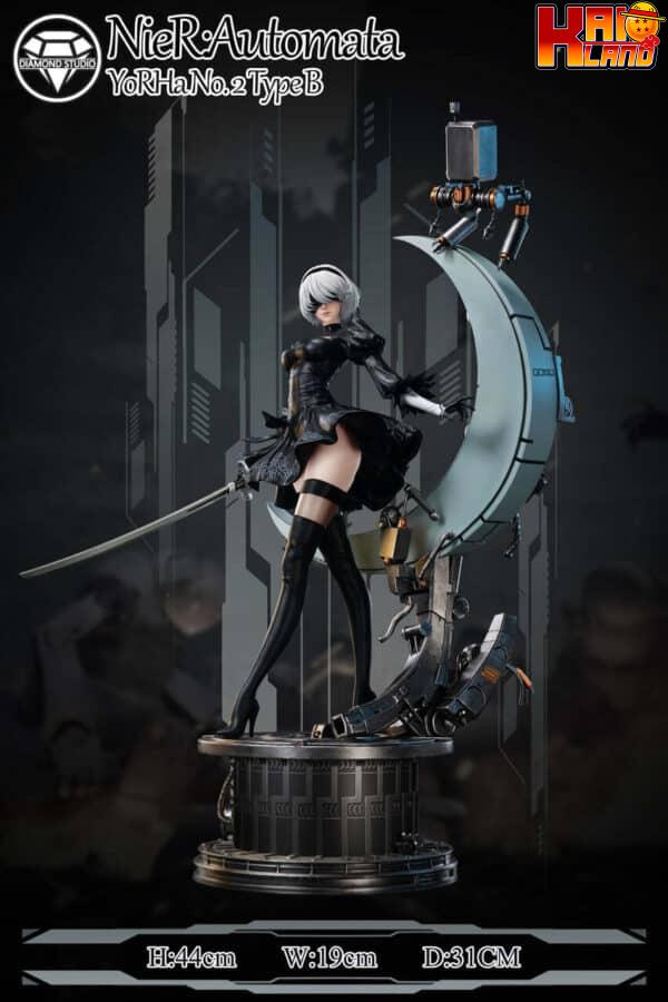 Nier Automata Diamond Studio 2B Resin Statue 4