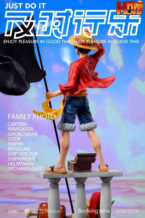 One Piece Just Do It Studio After Two Years Luffy Resin Statue 2 scaled