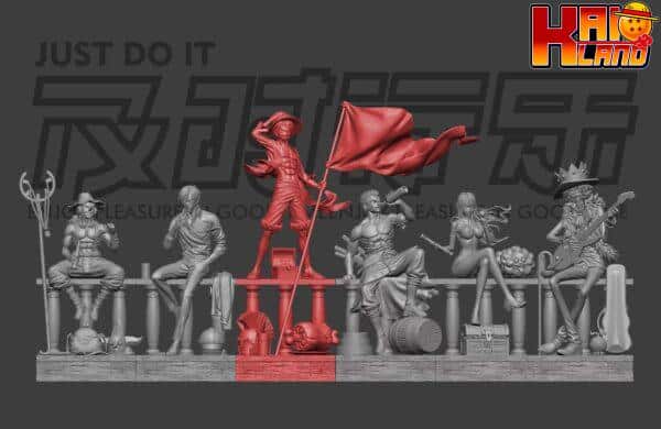 One Piece Just Do It Studio After Two Years Luffy Resin Statue 6 scaled