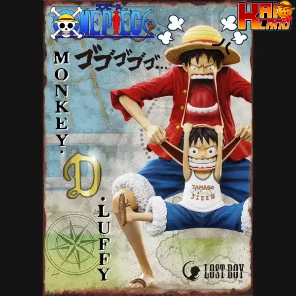 One Piece Lost Boy Luffy Evolution Resin Statue 1