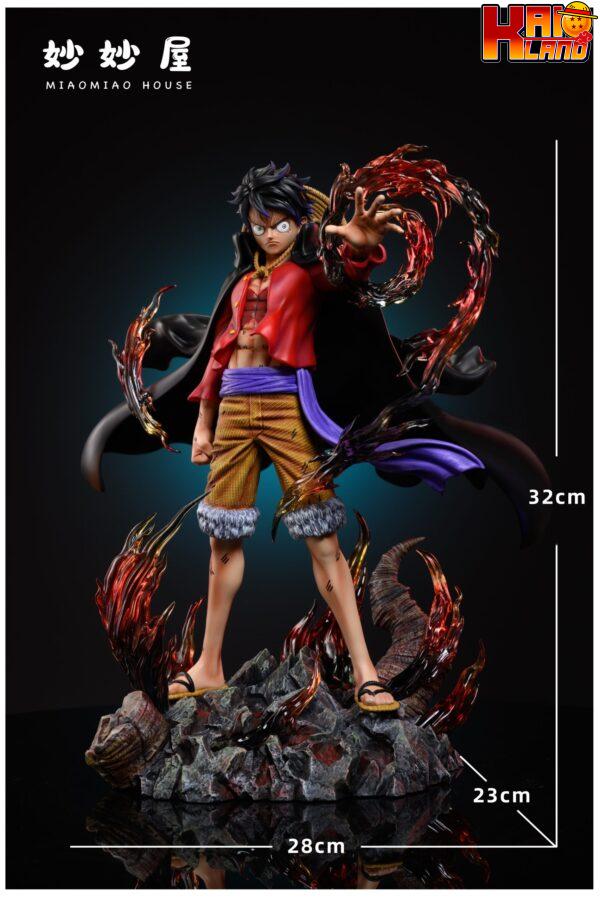 One Piece Miao Miao House Studio Luffy Resin Statue 3 scaled