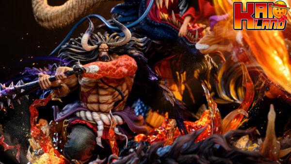 One Piece Ventus Studio Kaido VS Luffy Resin Statue 8