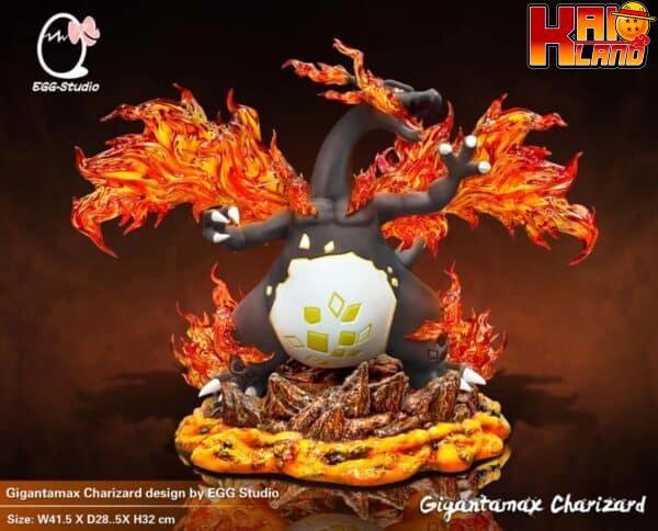 Pokemon Egg studio Gigantamax Charizard Resin Statue 2