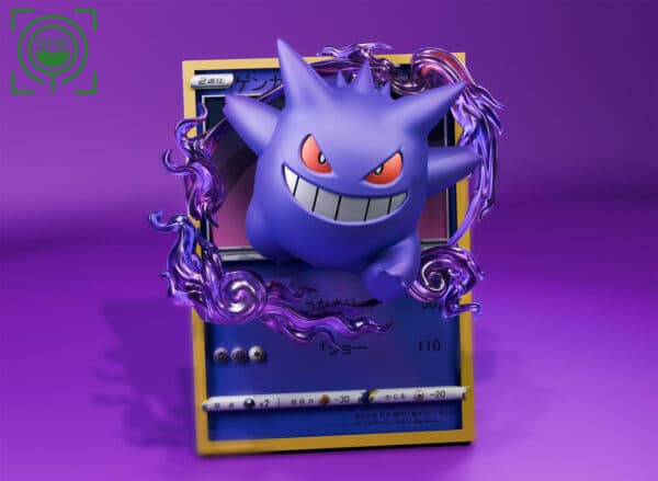 Pokemon Geisha Studio Gengar Resin Statue 1