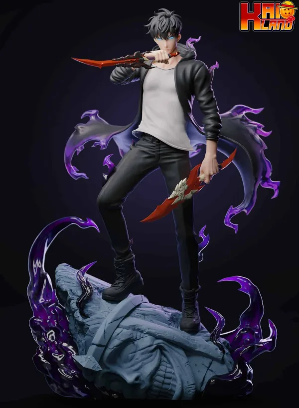 Solo Leveling Player 1 Sung Jinwoo Resin Statue 1