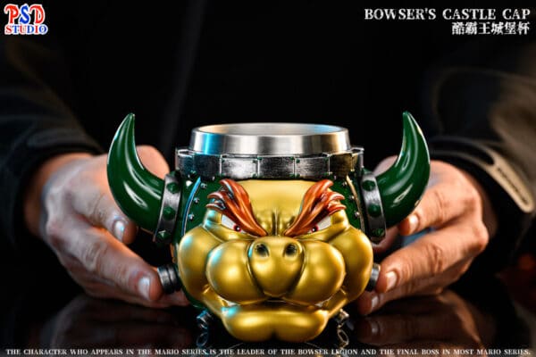 Super Mario PSD Studio Bowser Cup Resin Statue 1