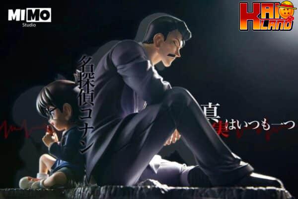 Detective Conan Mimo Studio Conan x Mouri Kogorou Resin Statue 2