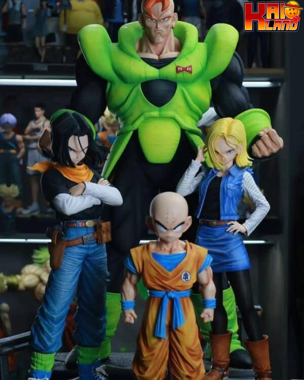 Dragon Ball Infinite Studio Androids C16 C17 C18 Resin Statue 2 2