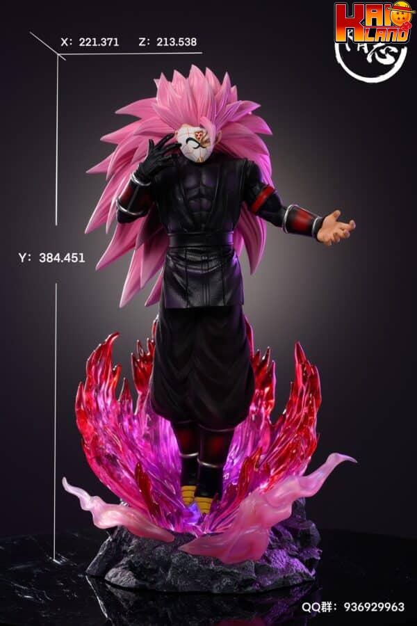 Dragon Ball Jing Zhi Studio SS3 Rose Goku Resin Statue 2 scaled