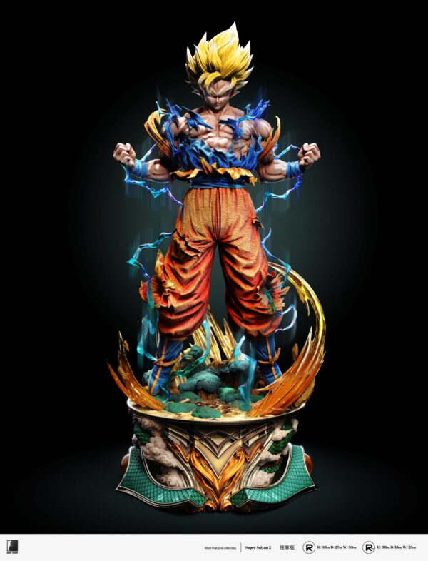 Dragon Ball Last Sleep Studio Super Saiyan 2 Resin Statue 1 scaled