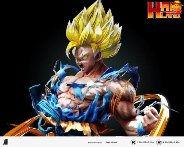 Dragon Ball Last Sleep Studio Super Saiyan 2 Resin Statue 3 scaled