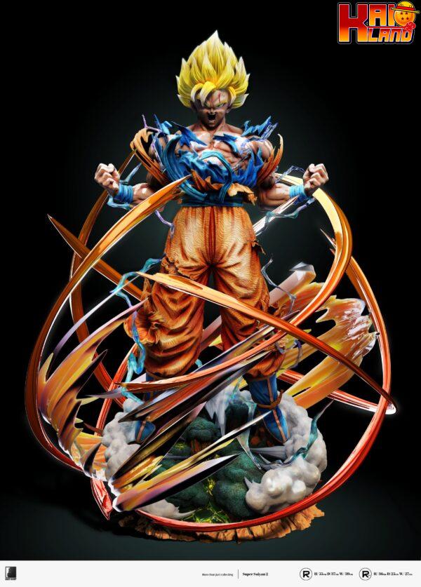 Dragon Ball Last Sleep Studio Super Saiyan 2 Resin Statue 4 scaled