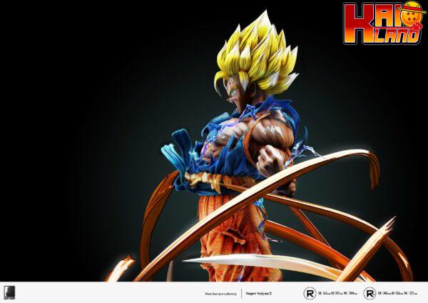 Dragon Ball Last Sleep Studio Super Saiyan 2 Resin Statue 5 scaled