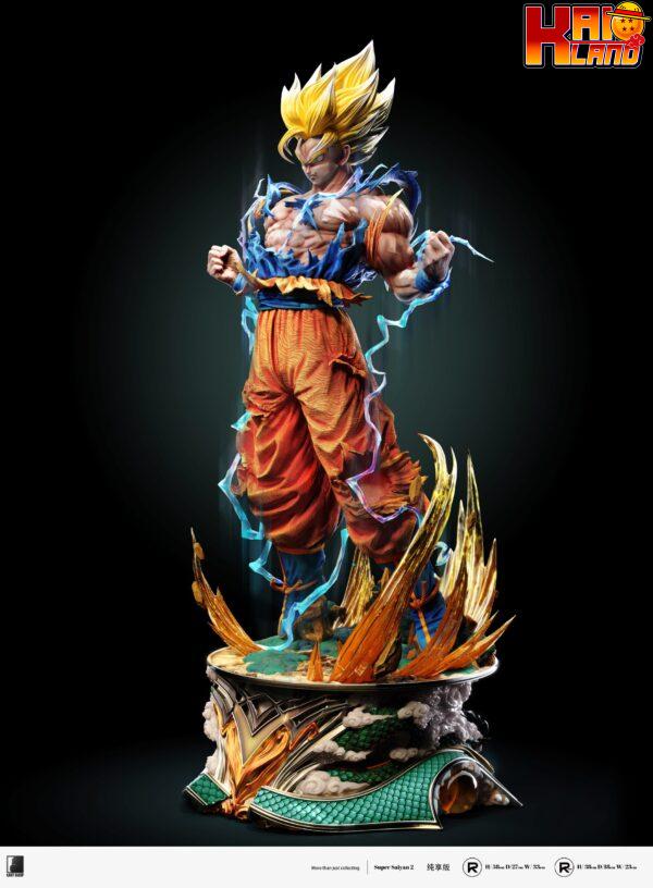 Dragon Ball Last Sleep Studio Super Saiyan 2 Resin Statue 7 scaled