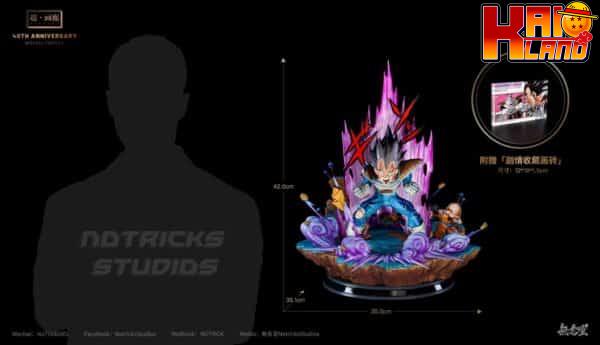 Dragon Ball Notricks Studio Vegeta Resin Statue 5