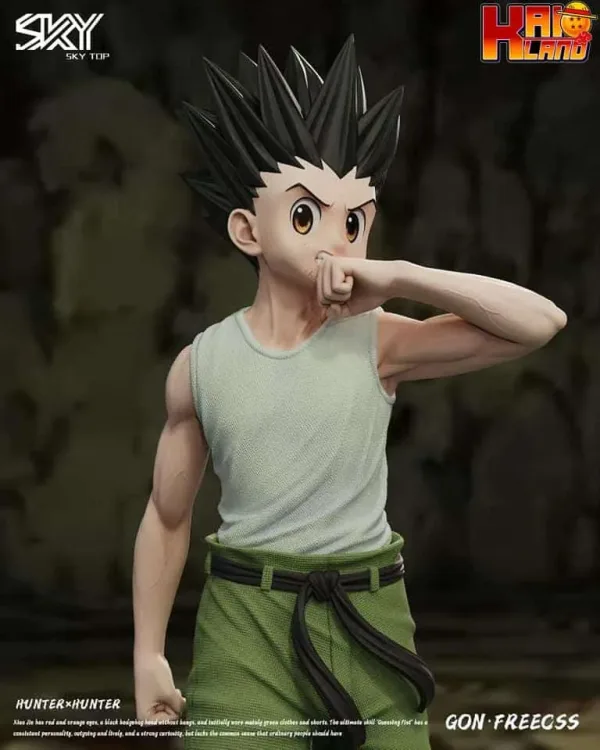 Hunter x Hunter Sky Top Studio Gon Freecss Resin Statue 2