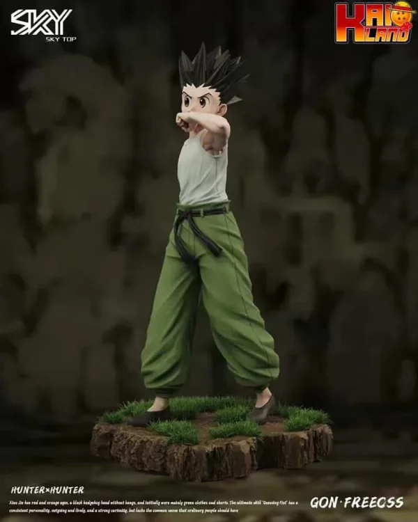 Hunter x Hunter Sky Top Studio Gon Freecss Resin Statue 3