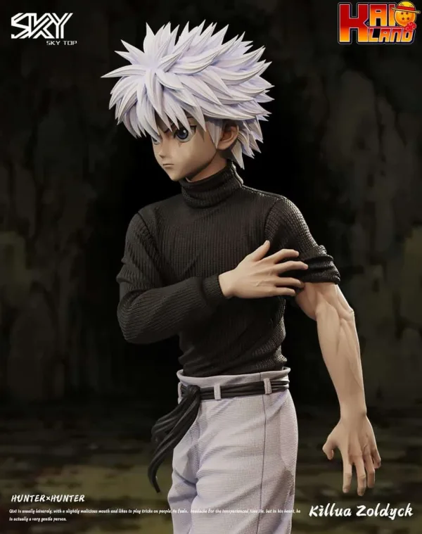 Hunter x Hunter Sky Top Studio Killua Zoldyck Resin Statue 2